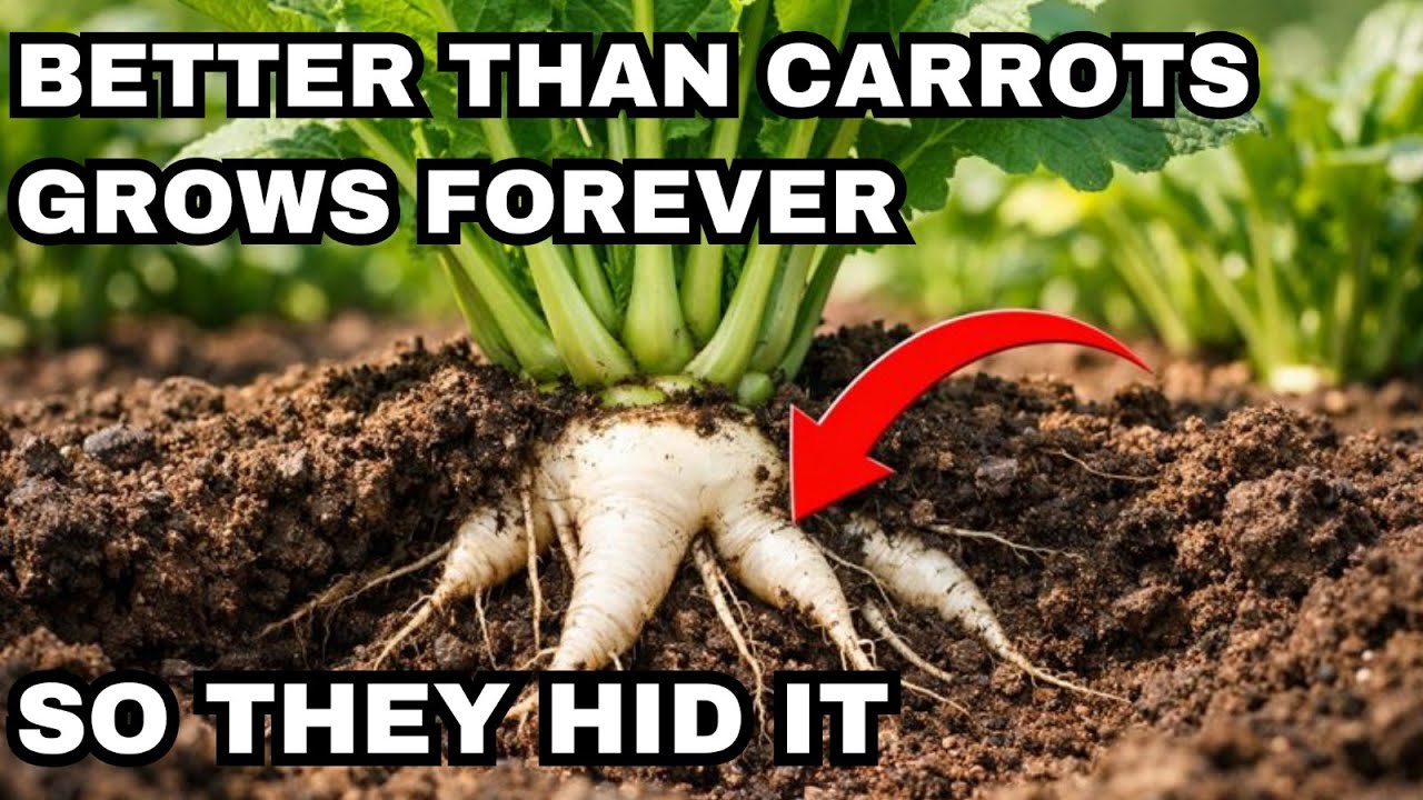 Better Than Carrots. Plant Once, Harvest Forever, Even In Winter.. That's Why They Buried It.