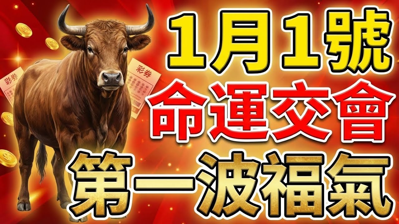生肖牛注意！1月1號，是「命運交會之日」——穩住這一步，福祿先到。
