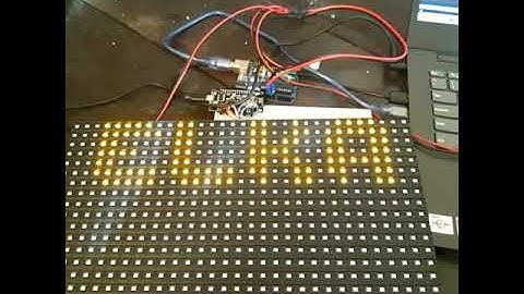 Pertemuan 12 DMD dengan controller nodemcu esp8266