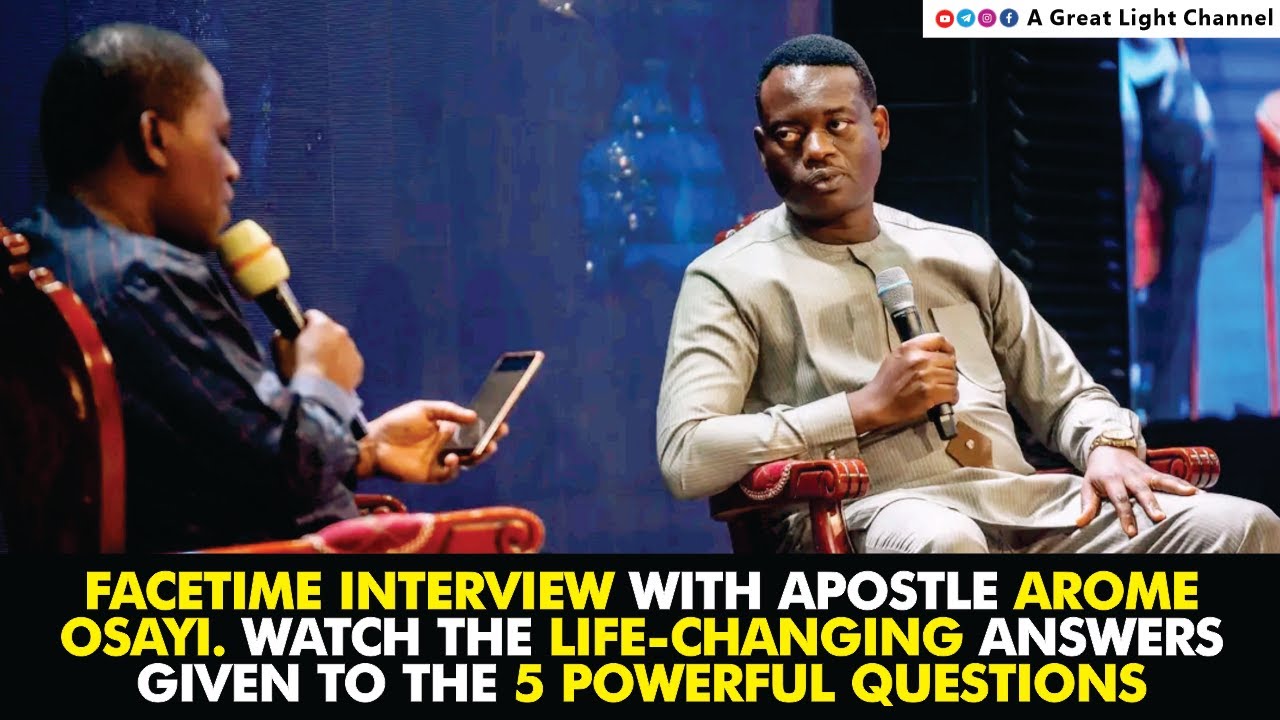 Facetime Interview With Apostle Arome Osayi on Long Prayer, Breaking Addiction, Prophecy and Nigeria