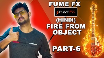 3ds max fumefx explosion tutorial part - 9 of 9 Fire from object (HINDI) || Tutomator