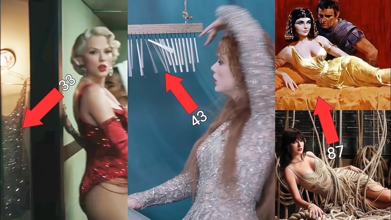 ВСЕ 100 ПАСХАЛЬНЫХ ЯИЦ в музыкальном видео Тейлор Свифт «Судьба Офелии»...