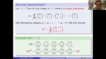 Two applications of Macaulay’s theorem to Additive Combinatorics   by  Shalom Eliahou