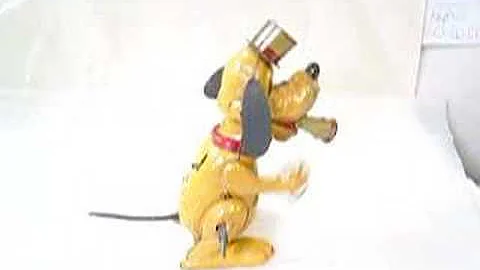 Vintage Marx Linemar Drum Major Pluto Wind-up Toy