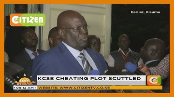 KCSE exams kicks off this morning.