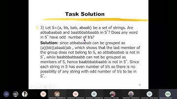 Lecture 2 Kleene Star Closure, Plus Operation (+) and Recursive definition of languages