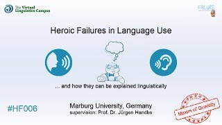 HF006 - Heroic Failures: Maxim of Quantity