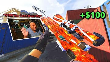 He Bet Me $100 He Could Destroy Me In a 1v1… (Hunting Streamer)