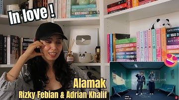 Rizky Febian & Adrian Khalif - Alamak REACTION (Official Lyric Video) | REACTION
