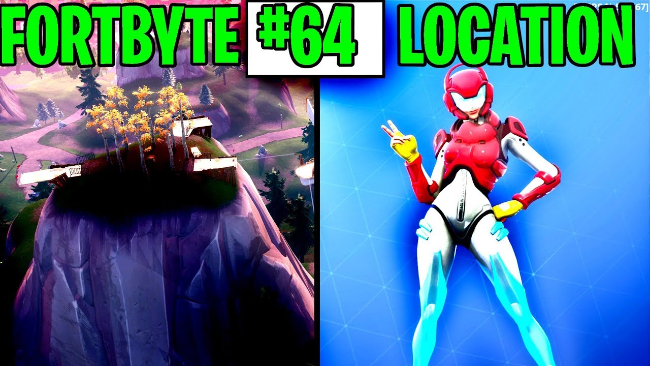 New Fortbyte Location Guide Number 64 Fortnite Battle Royale - roblox ninja heroes defeating fake spider man goons youtube