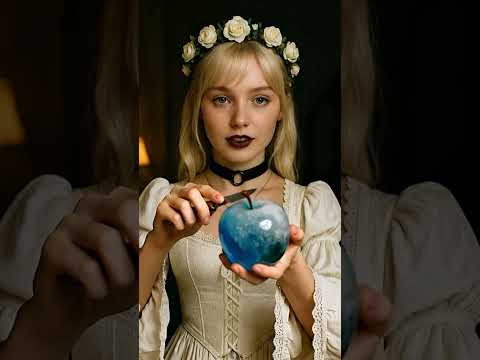 Misa Amane Cosplay ASMR: Cutting a "Glacier Apple" (Crisp Crystal Slicing | Hyper-Realistic)