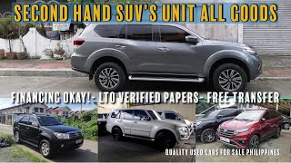 Quality Used cars for sale Philippines - SUV's Repo Hatak ng Banko All Goods