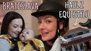 VLOG // vraciam sa do sedla - HAUL jazdeckých vecí a Bratislava s Astrid🐴