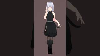 Blender 3D Anime character Turnaround - Verisha  #anime #blender #blender3d #oc