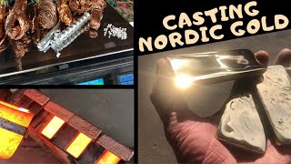 NORDIC GOLD BAR CASTING - Как сделать северное золото дома