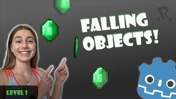 Godot: Make a Minecraft Inspired Game (Level 1) - Falling Emeralds | S07E03