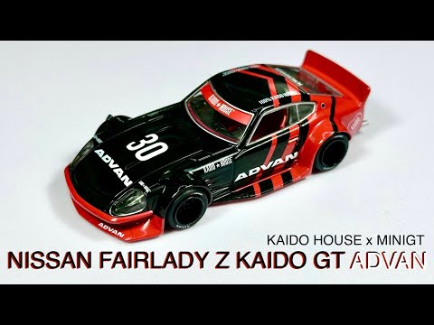 MINIGT KAIDO★HOUSE KANJO ADVAN カスタム 2セット Kaido House Nissan Fairlady Z Kaido GT ADVAN Announce Date