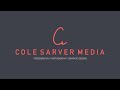 All about cole sarver media  first year reel