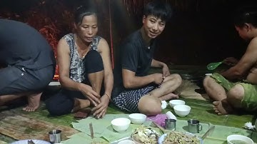 Bữa cơm đảm  bạc trên lán mới của anh em mình/ nhịp sống thường ngày 