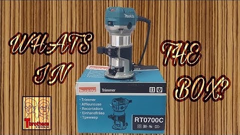 Whats in the box? Makita RT0700C Trimmer