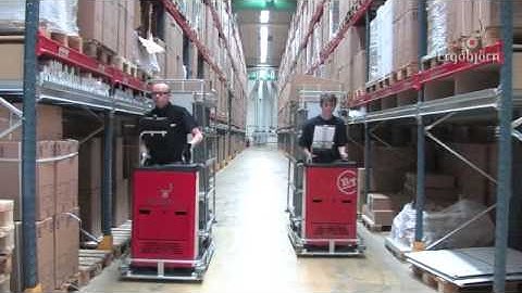 Order Picking with Trucks and Trolleys at Boråstapeter