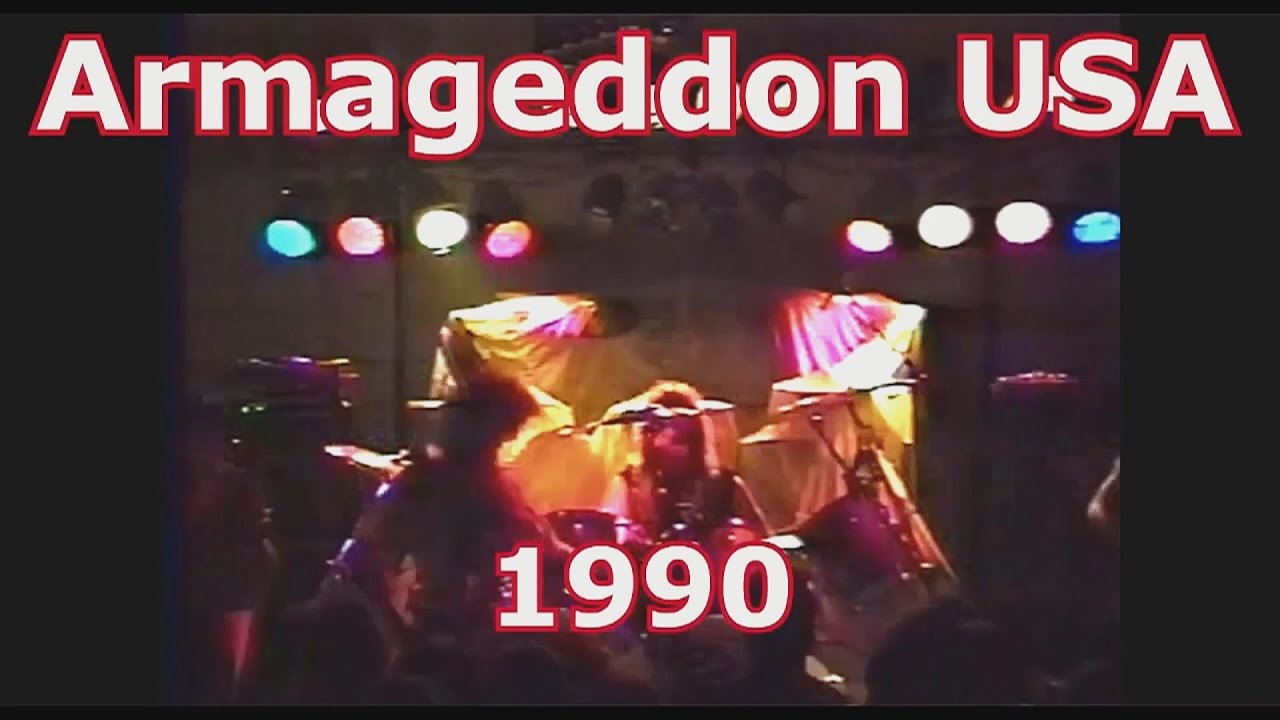 Armageddon USA - live 1990, whole show audio 1 - YouTube