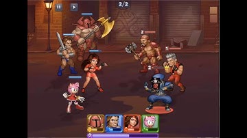 Sega Heroes #2 Stages 7-11: Death Adder, Knuckles, Amy Rose & Blaze Fielding gameplay