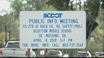 SCDOT planning safety improvements for Highway 278 in Bluffton