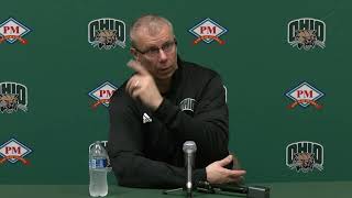 Ohio Men's Basketball 2023-24: Postgame Press Conference v. Akron