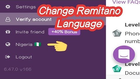 how to switch language, country, on Remitano 🇳🇬🇱🇷🏴󠁧󠁢󠁥󠁮󠁧󠁿🇿🇦🇲🇶🇯🇵🇬🇸🇨🇳 #changeRemitanolanguage