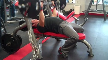 Dynamic-Effort Bench Press (with Chains)