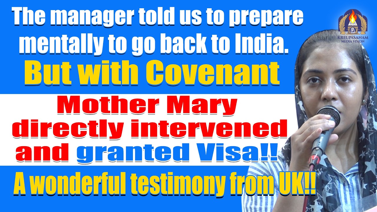 The manager told us to prepare mentally to go back to India. But with Covenant Mother Mary