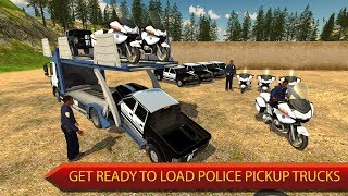 Offroad Police Pickup Truck Transport Simulator Android Gameplay screenshot 1