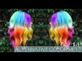 Alternative Hair Color Using Negative Space - Pulp Riot Hair Color Melt