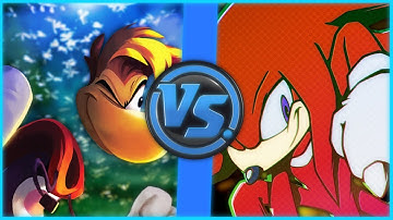 Knuckles vs Rayman Sprite Animation