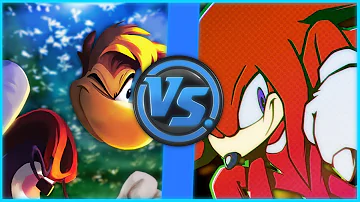Knuckles vs Rayman Sprite Animation