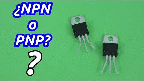 ¿Qué diferencias hay entre un transistor NPN y PNP?