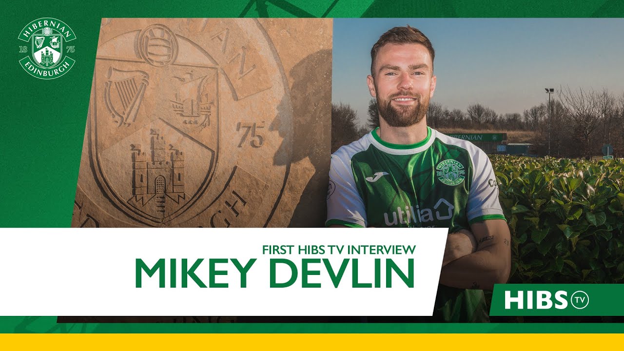 Mikey Devlins First Hibs TV Interview Hibernian FC