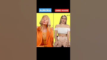 AURORA - RUNAWAY vs ANNE - MARIE No Autotune #shorts