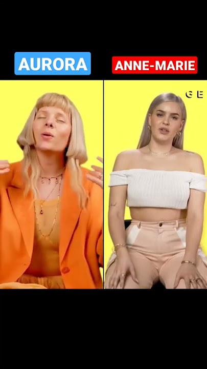 AURORA - RUNAWAY vs ANNE - MARIE No Autotune #shorts