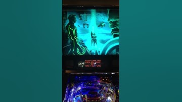 Tron pinball with color changing LED backbox mod