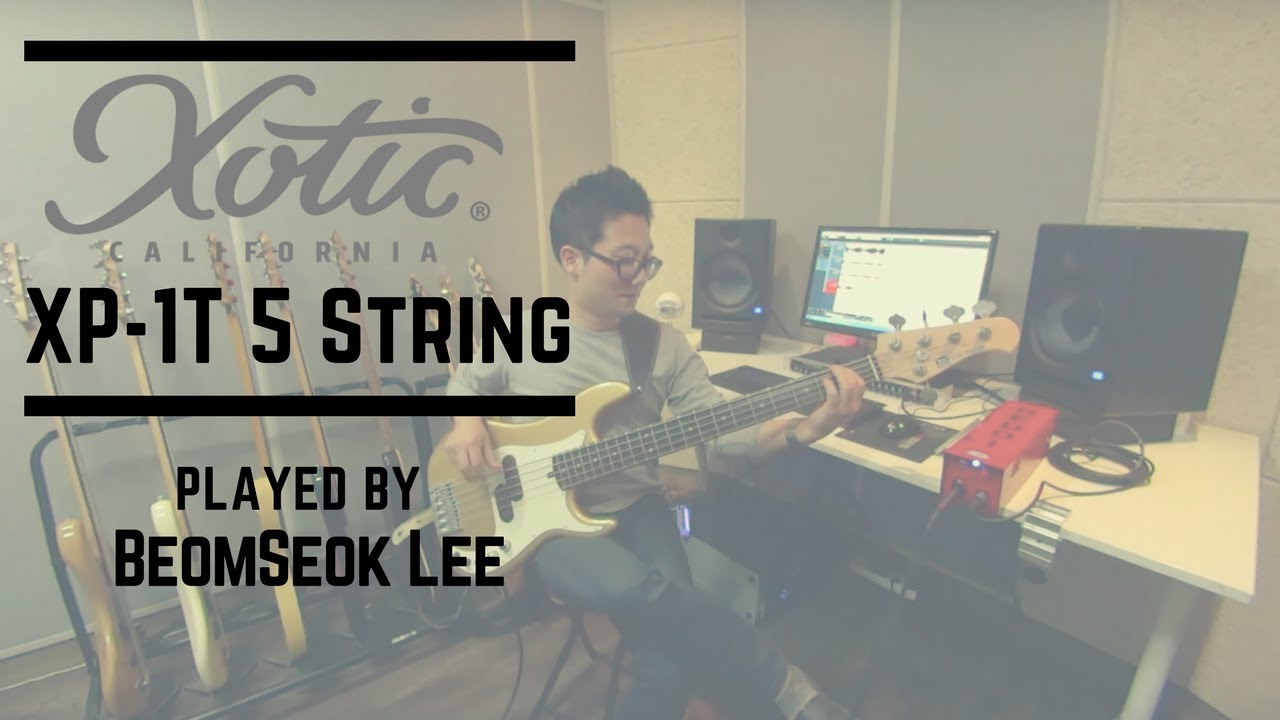 [HolyOneMusicShop-Xotic] XP-1T 5 String Electrum Metalic- 잘가게 오늘 하루도 -하수상 -BeomSeok Lee