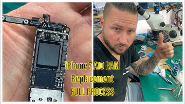 iPhone 7 RAM Replacement Full Process - A10 RAM short circuit - fast & easy