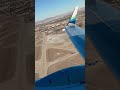 Look At Those VIEWS 😳! Alaska 737-900 Departs Las Vegas With Awesome Strip Views! #Shorts