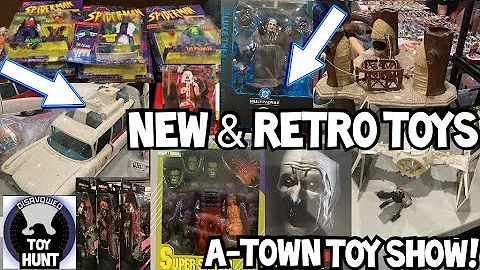 TOY HUNTING NEW VINTAGE TOY SHOW  GI JOE MARVEL LEGENDS NECA TRANSFORMERS FUNKO ACTION FIGURES EP467