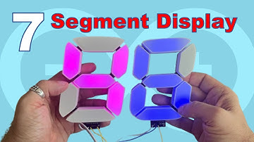 Turning Tiny Into BIG: My Custom RGB 7-Segment Display Build