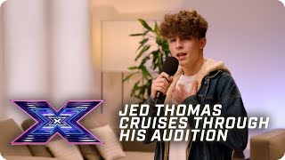 Jed Thomas cruises through his Audition with Childish Gambino | X Factor: The Band | Auditions