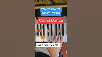 Coffin Dance Meme (Easy Piano Tutorial)