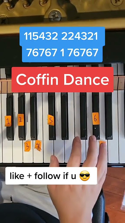 Coffin Dance Meme (Easy Piano Tutorial)