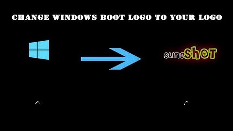 Change Windows Boot Logo To Your Own Logo